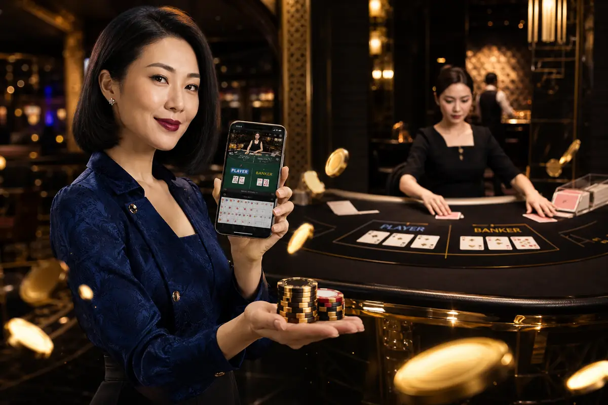 128mega Casino dealer langsung baccarat secara strim